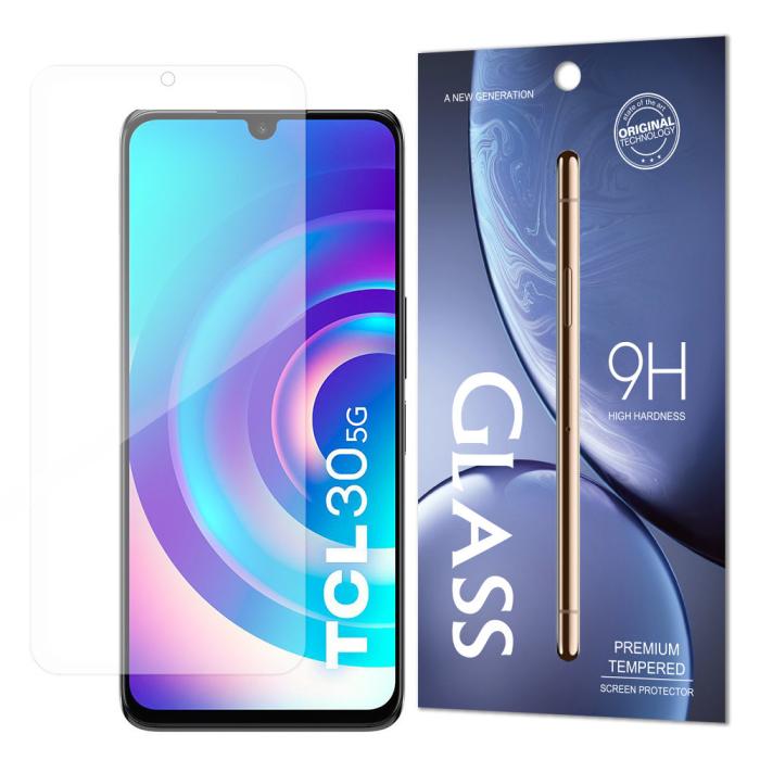 OEM - TCL 30 5G Härdat Glas Skärmskydd - Clear