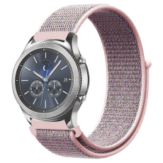 KALEBOL - Kalebol Galaxy Watch 6/6 Classic Armband Nylon Loop - Ljusrosa