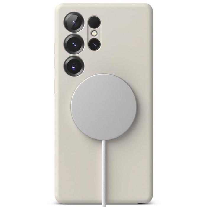 Ringke - Ringke Galaxy S25 Ultra Mobilskal Magsafe Silikon Magnet - Stone