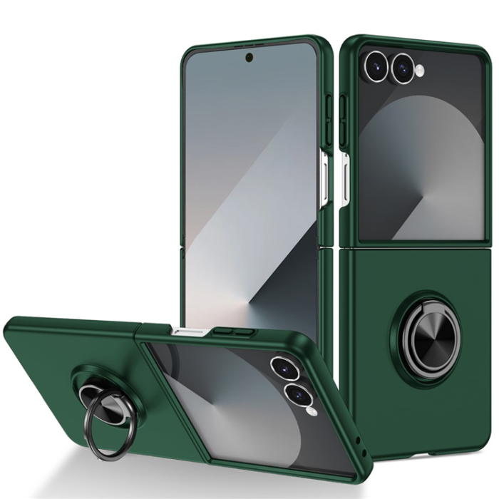 A-One Brand - Galaxy Z Flip 7 5G Mobilskal Rotatable Ring Kickstand