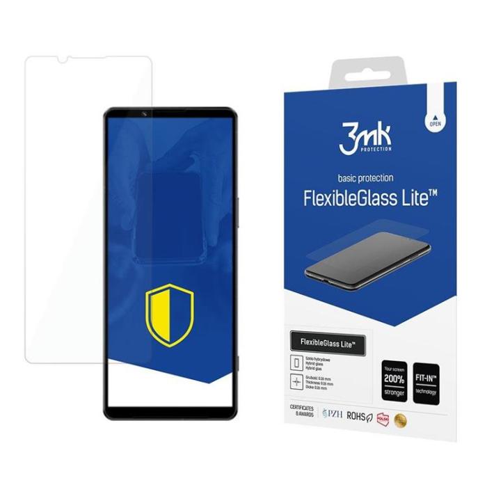 3MK - 3MK Sony Xperia 1 IV™ Hybrid Okrossbart Glas FlexibleGlass Lite