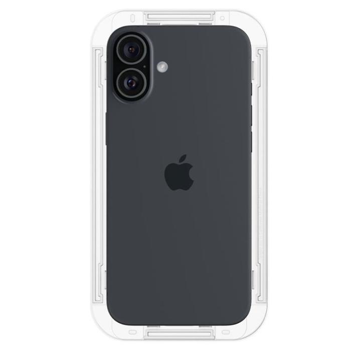 Spigen - Spigen iPhone 15/16 Härdat Glas Skärmskydd 'EZ' Fit - Clear