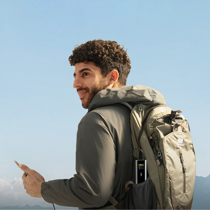 Cuktech - Cuktech Powerbank 20000 mAh 210W 2xUSB-C 1xUSB-A - Grå