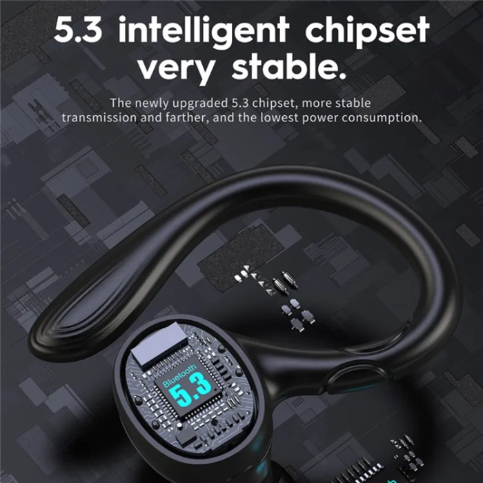 A-One Brand - i25 Ear-Hook Hörlurar Bluetooth 5.3 Sportmusik Trådlös