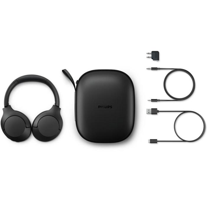 Philips - PHILIPS TAH8506BK Trådlösa Hörlurar, Brusreducering Pro, Elegant stil. - Svart