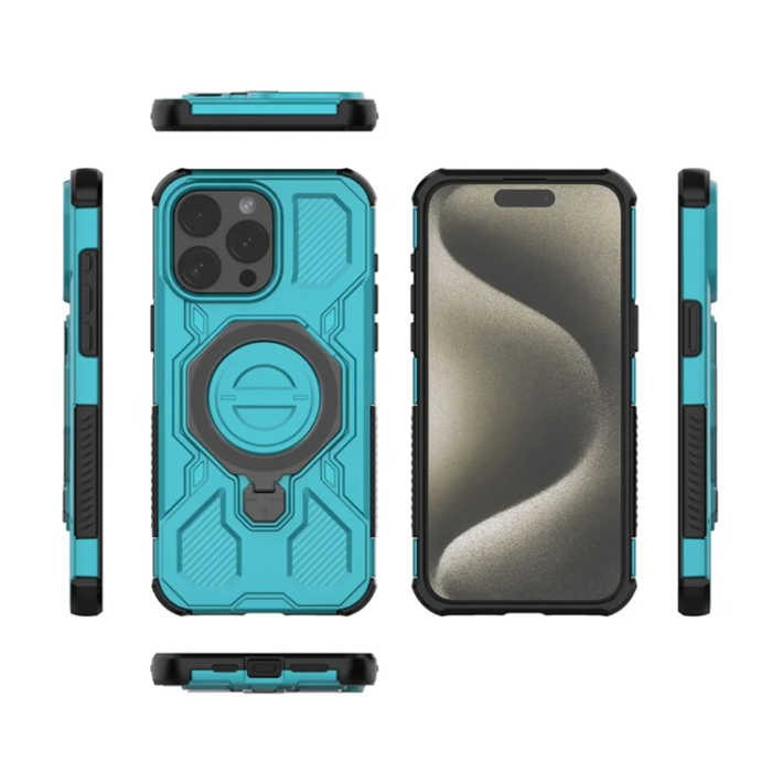 OEM - Mobilskal till iPhone 15 Pro Max Plast Shockproof - Blå