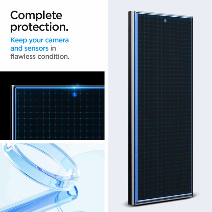 Spigen - [2-Pack] Spigen Galaxy S24 Ultra Härdat glas Skärmskydd EZ-Fit