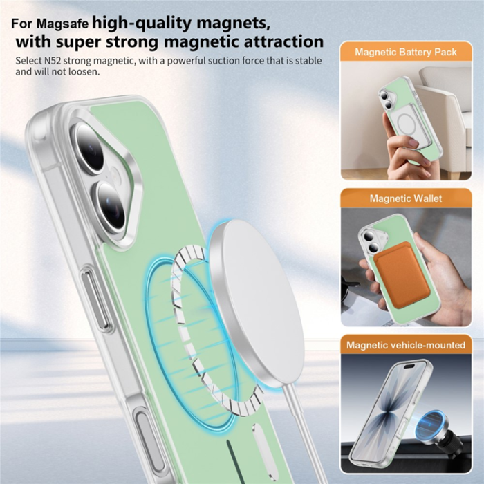 A-One Brand - iPhone 17 Mobilskal MagSafe Skin Touch TPU PC