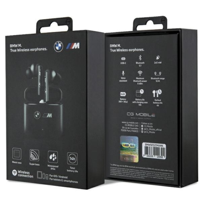 BMW - BMW In-Ear Hörlurar TWS M Collection - Svart