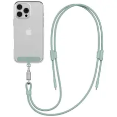 ENERGEA - ENERGEA USB-C till USB-C 240W Kabel 1.5m Lanyard Lasso - Sage