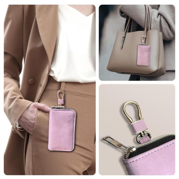 Tech-Protect - Tech-Protect KLR300 RFID-skydd / Faraday-fodral för keyless bilnyckel – Rosa