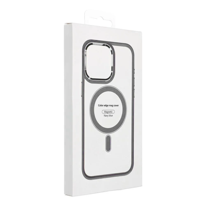 OEM - iPhone 16 Plus Mobilskal Magsafe Color Edge - Titanium Grå