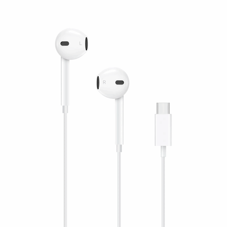 Tech-Protect In-Ear Typ-C Hörlurar Ultraboost Core - Vit | 505771 | AlltMobil