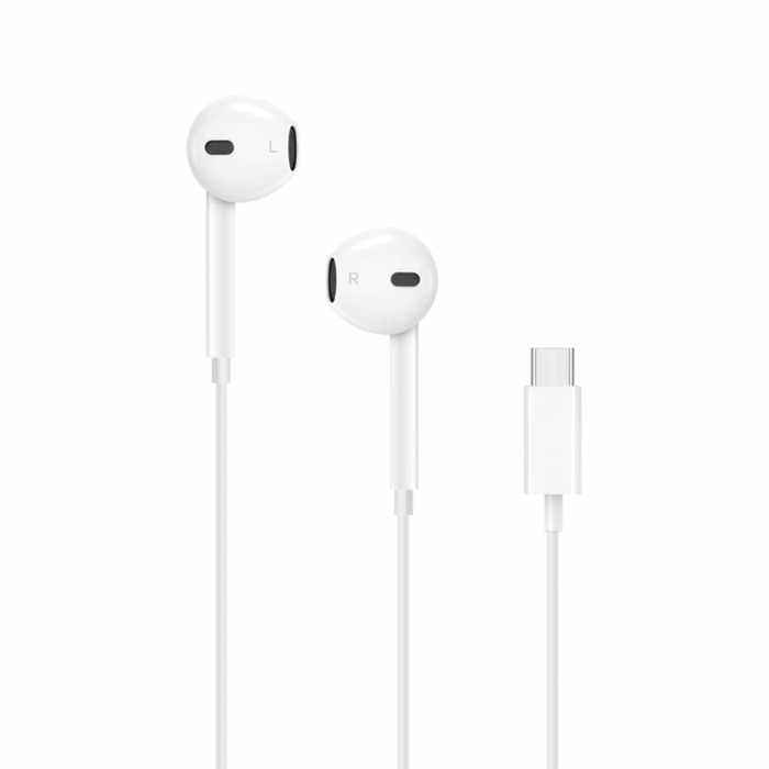 Tech-Protect - Tech-Protect In-Ear Typ-C Hörlurar Ultraboost Core - Vit