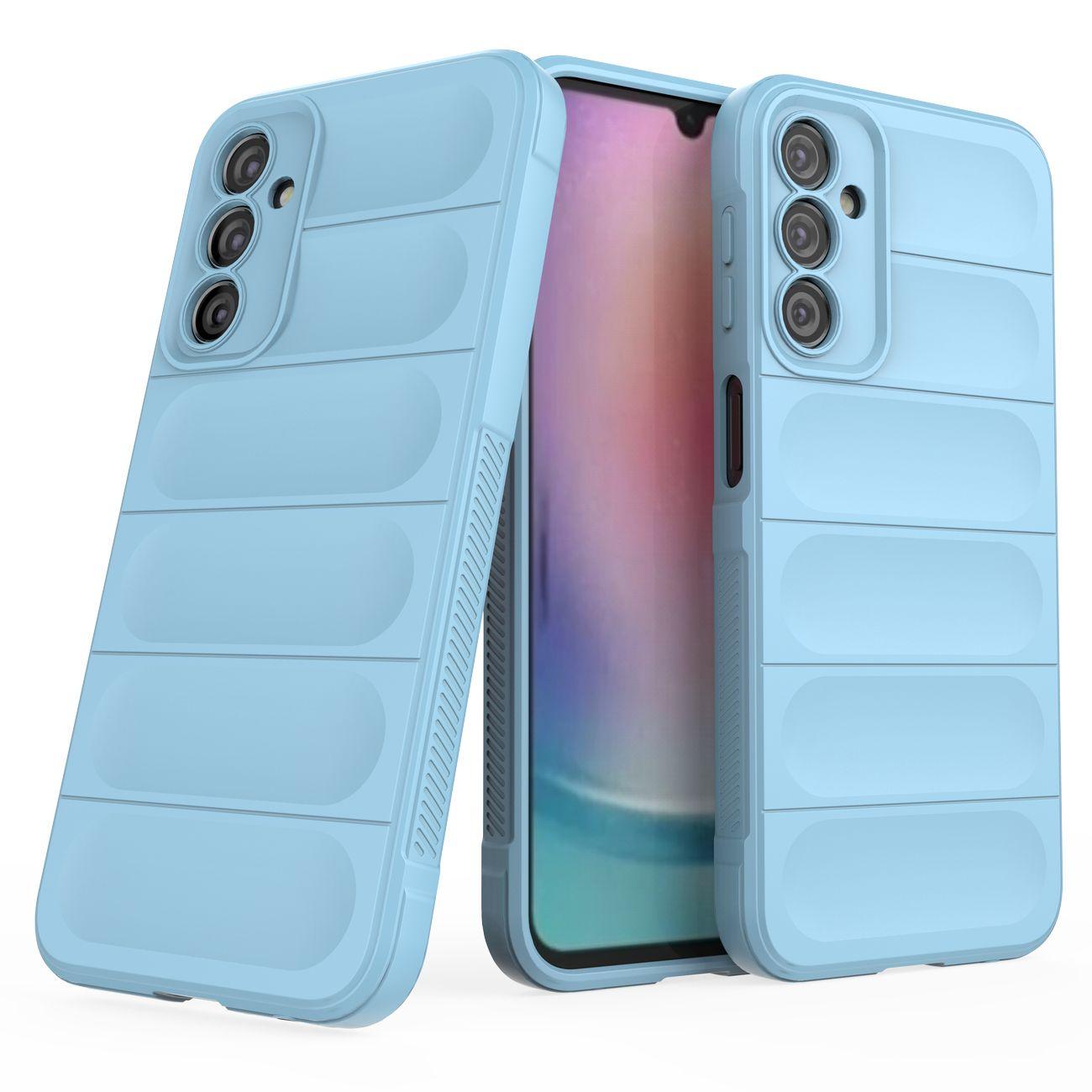 Mobilskal till Galaxy A24 4G Magic Shield - ljusblå