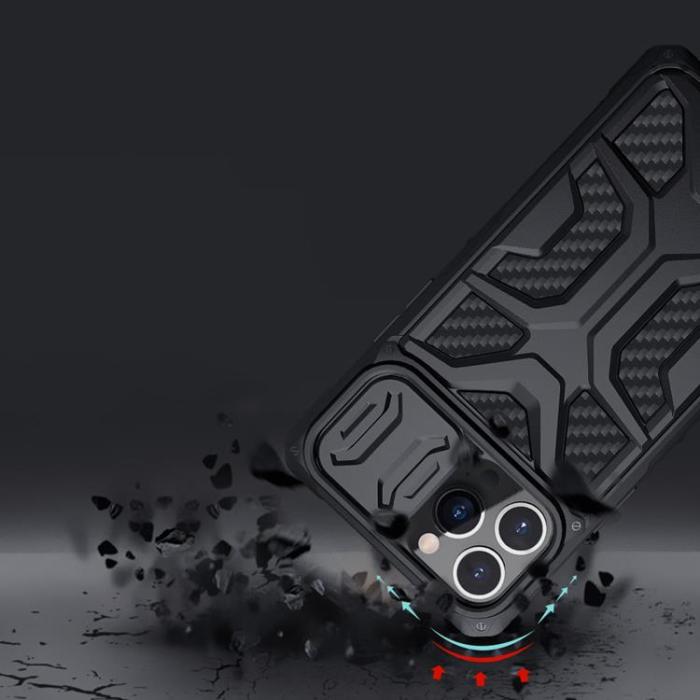 Nillkin - Nillkin iPhone 13 Pro Max Skal Adventruer Armored - Röd