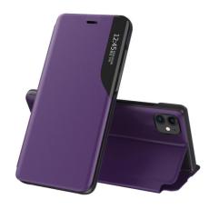 Ruhtel - Eco Läder View Fodral iPhone 13 Pro - Lila