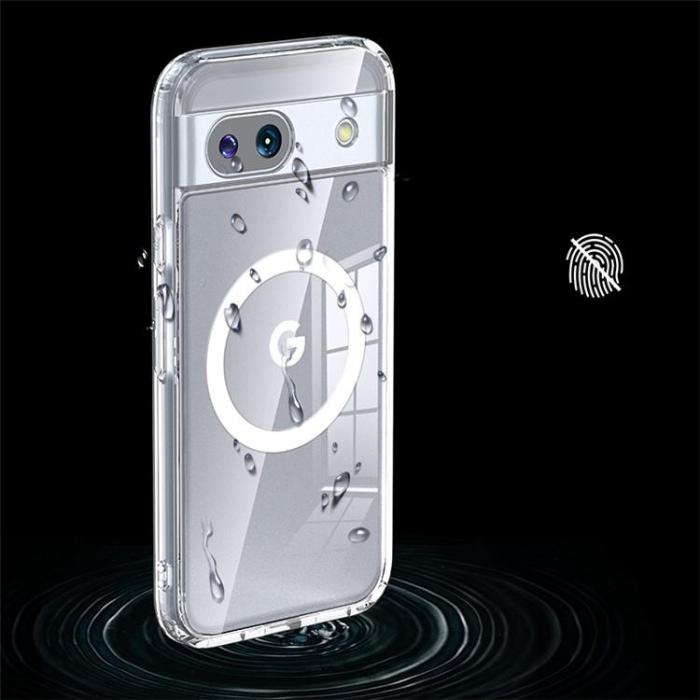 A-One Brand - Google Pixel 8A Mobilskal Magsafe Dual Layer Magnetic - Transparent