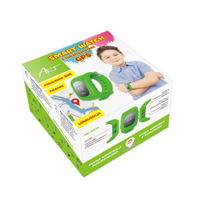 UTGATT1 - Smartwatch med GPS Grön - Kids