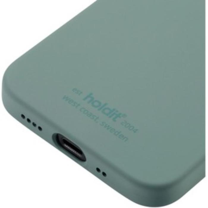 UTGATT1 - Holdit iPhone 12 Mini Skal Silikon - Moss Grön