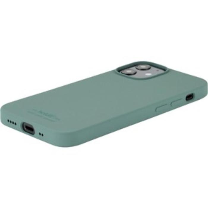 UTGATT1 - Holdit iPhone 12 Mini Skal Silikon - Moss Grön