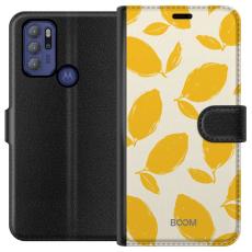 iSecrets - Pl&aring;nboksfodral till Motorola Moto G60S med Lemon Breeze