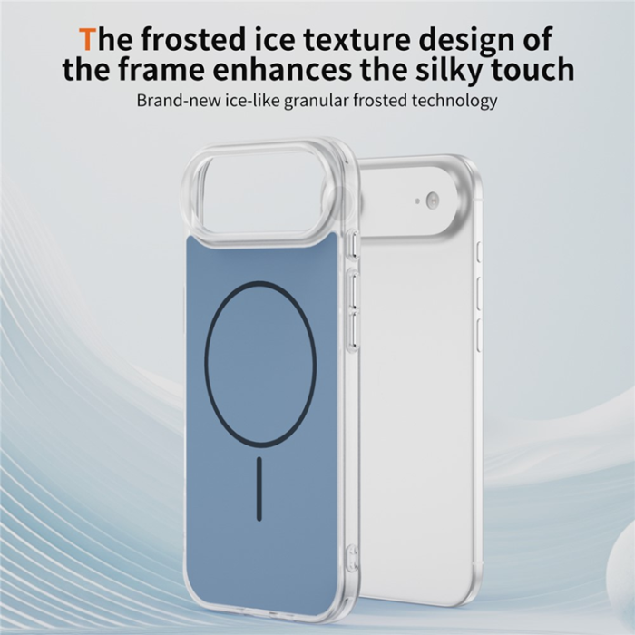 A-One Brand - iPhone Air Mobilskal MagSafe Skin Touch TPU PC - Blå