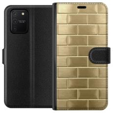 iSecrets - Plånboksfodral till Samsung Galaxy S10 Lite med Gyllene Murstenar