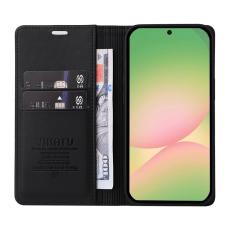 YIKATU - YIKATU Samsung Galaxy A57 Pl&aring;nboksfodral Konstl&auml;der - Svart