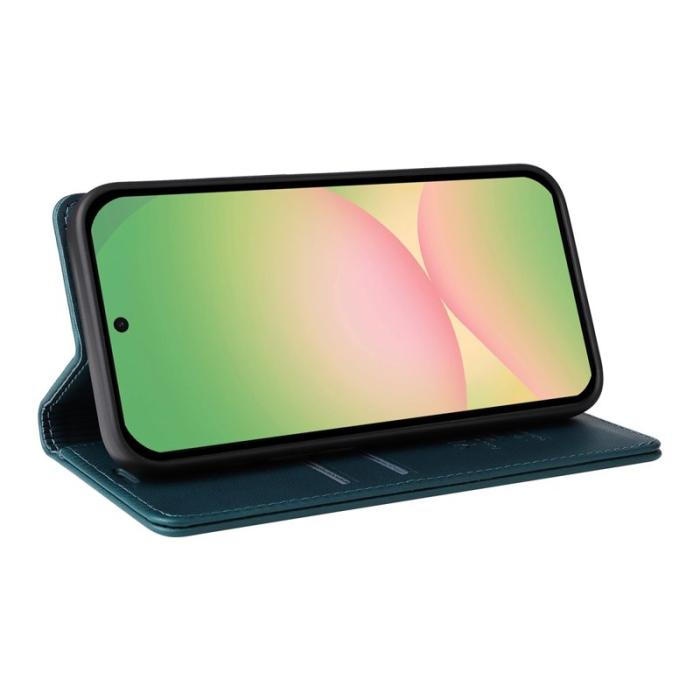 YIKATU - YIKATU Samsung Galaxy A57 Plånboksfodral Konstläder - Grön