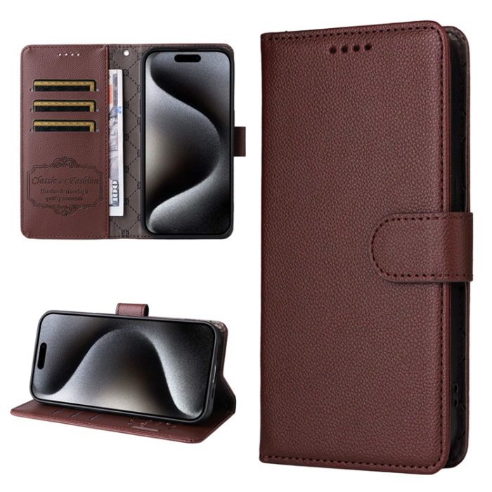 A-One Brand - iPhone 17 Pro Max Plånboksfodral RFID Blocking med Handledsrem