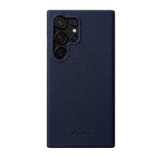 Melkco - MELKCO Mobilskal till Samsung Galaxy S24 Ultra &Auml;kta L&auml;der + PC - Bl&aring;