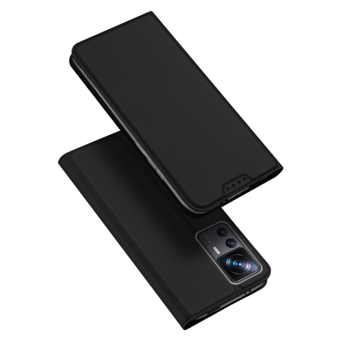 Dux Ducis - Dux Ducis Xiaomi 12T/12T Pro Plånboksfodral Skin Series - Svart