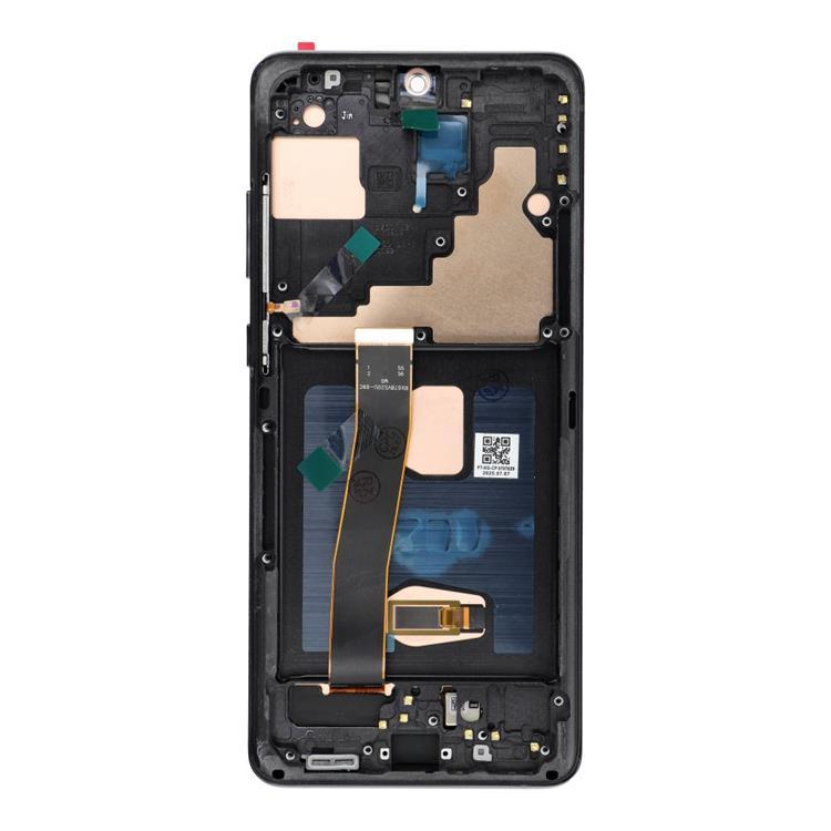 SAMSUNG S20 Ultra Skärm med LCD-display SOFT OLED - Svart | 264 | AlltMobil