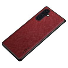 AIORIA - AIORIA Samsung Galaxy A35 5G Skal PU L&auml;der - R&ouml;d