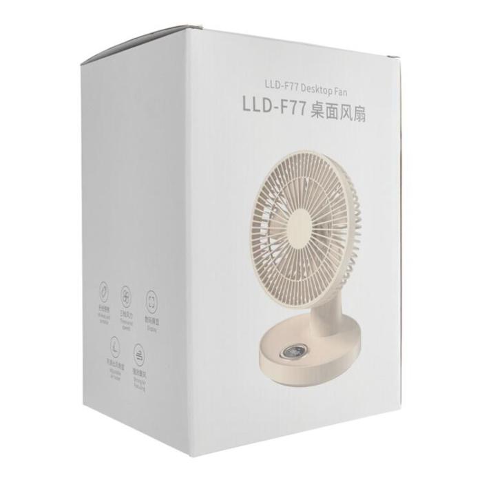 OEM - Skrivbordsfläkt LLD-F77 - Beige