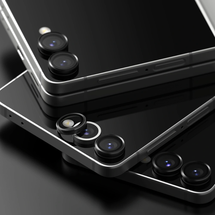Ringke - [2-Pack] Ringke Galaxy Z Flip 7 Härdat Glas Kameraskydd - Svart