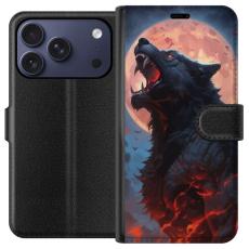 Gustaf - Pl&aring;nboksfodral till Apple iPhone 17 Pro med Ylande varg