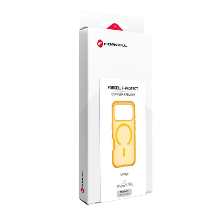 Forcell - Forcell Mobilskal Magsafe För iPhone 17 Pro Max BumperX - Orange
