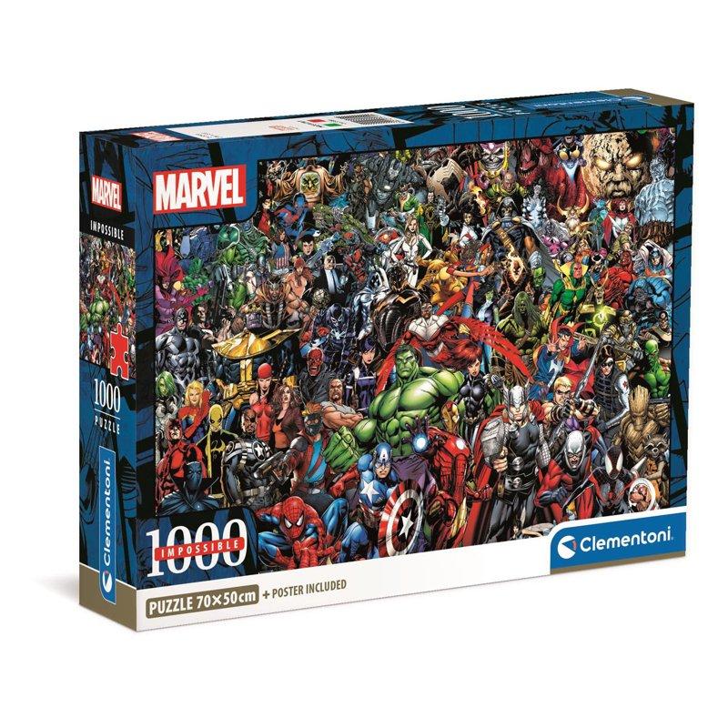 CLEMENTONI Pussel 1000 Pcs Impossible CB Marvel Avengers