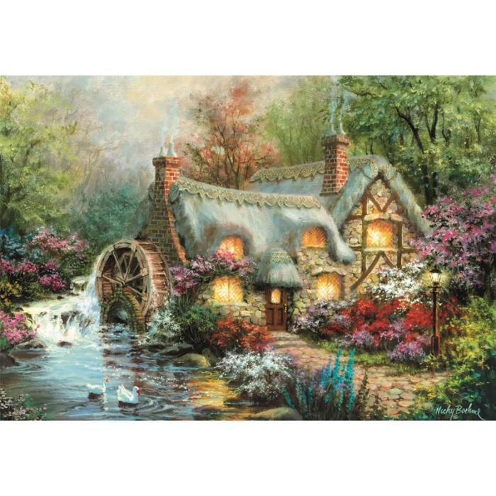 CLEMENTONI - CLEMENTONI Pussel 1500 Pcs CB High Quality Collection Country Retreat