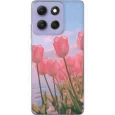 iSecrets - Mobilskal till Motorola Moto G86 med Rosa Tulpaner