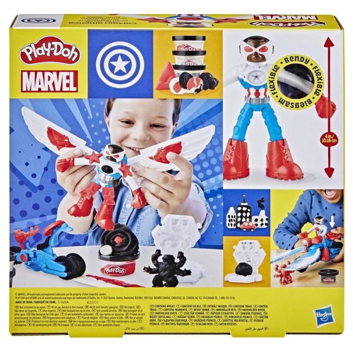 PLAY-DOH - PLAY-DOH Marvel Captain America Moto Slicer