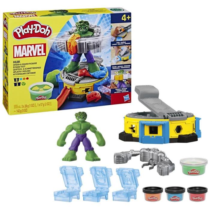 PLAY-DOH - PLAY-DOH Marvel Hulk & Squish Playset