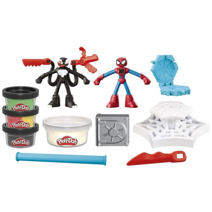 PLAY-DOH - PLAY-DOH Marvel Spider-man Launch & Slice Playset