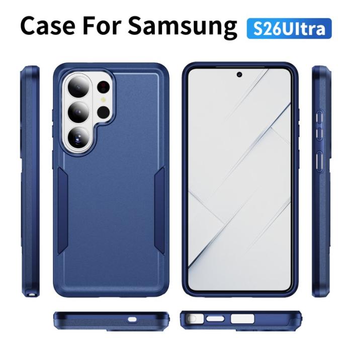 OEM - Mobilskal för Samsung Galaxy S26 Ultra PC + TPU Militärklass - Blå