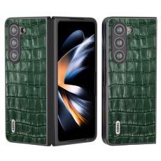 ABEEL - ABEEL Mobilskal till Samsung Galaxy Z Fold6 5G &Auml;kta L&auml;der Gr&ouml;n