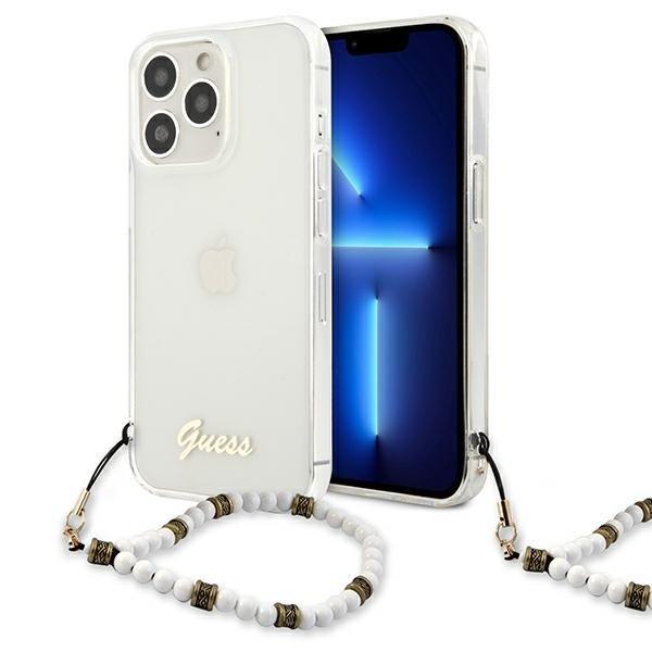 Guess White Pearl Skal iPhone 13 Pro / 13 - Transparent | 2353 | AlltMobil