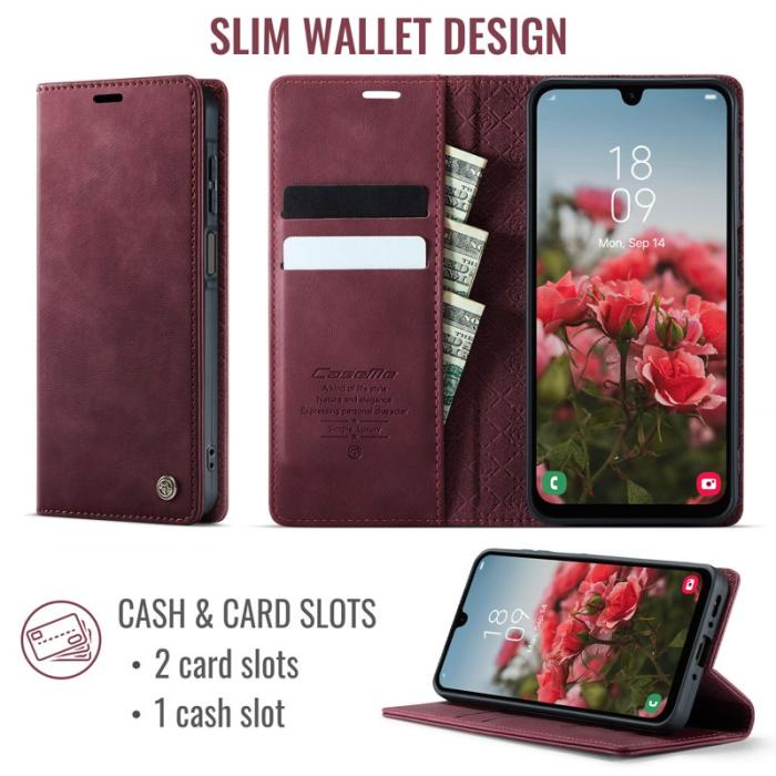 Caseme - CASEME 033 Series Fodral för Samsung Galaxy A17 5G/4G Röd