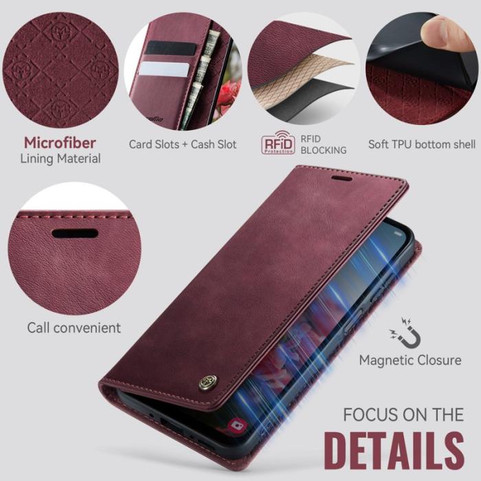 Caseme - CASEME 033 Series Fodral för Samsung Galaxy A17 5G/4G Röd